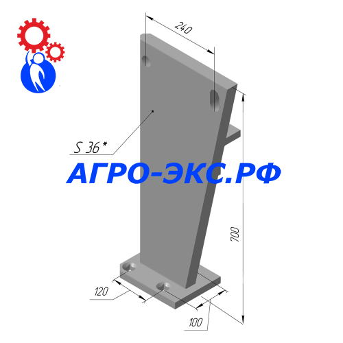 Стойка левая РЗЗ.60.02.100