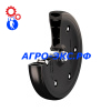 Колесо в сборе 250x42/L/63S/PB/A/10x49/RAL9005 (OTICO) купить